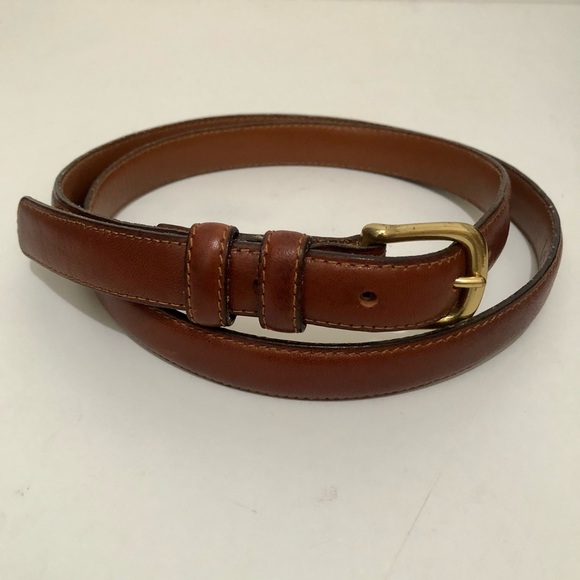J. Crew Brown Leather Belt (M)